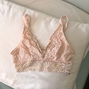 Light pink aerie bralette